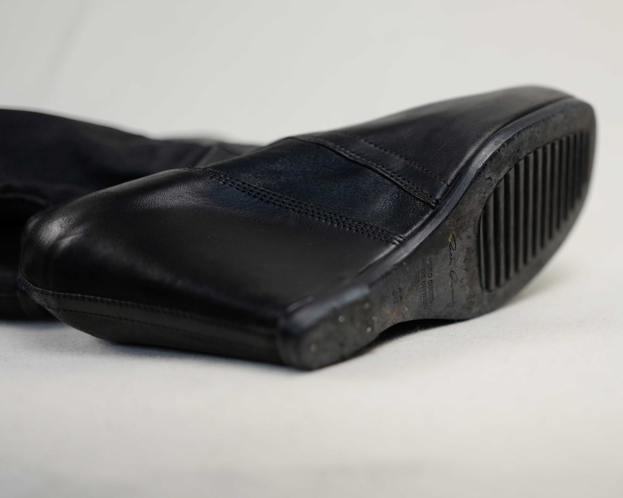 RICK OWENS THIGH HIGH WEDGE HEELS SS14 'VICIOUS' – Bygone